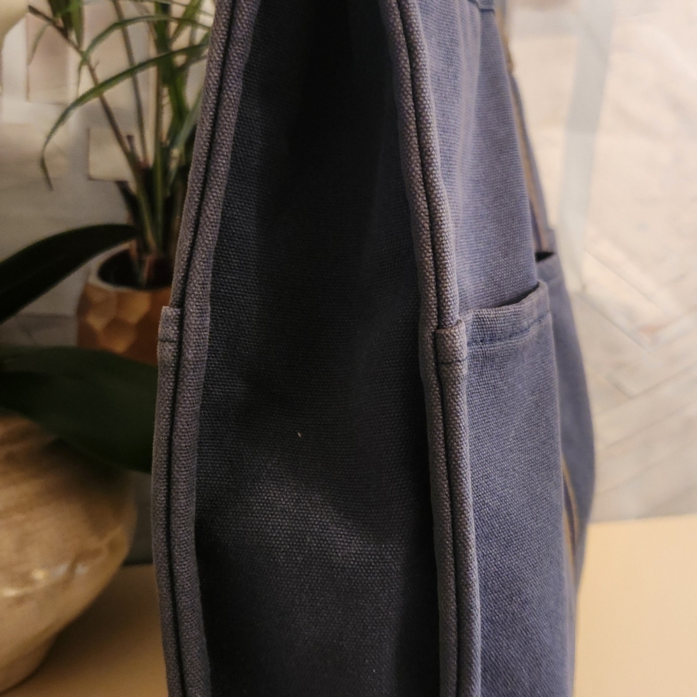 Hermes Large Paris Fourre Tote In Navy. - Picture 6 of 15